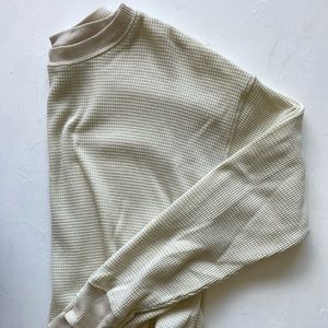 TNA waffle knit long sleeve